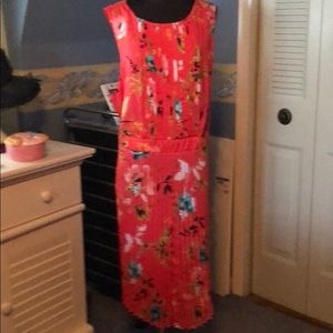 Pleated Liz Claiborne 24w new dress